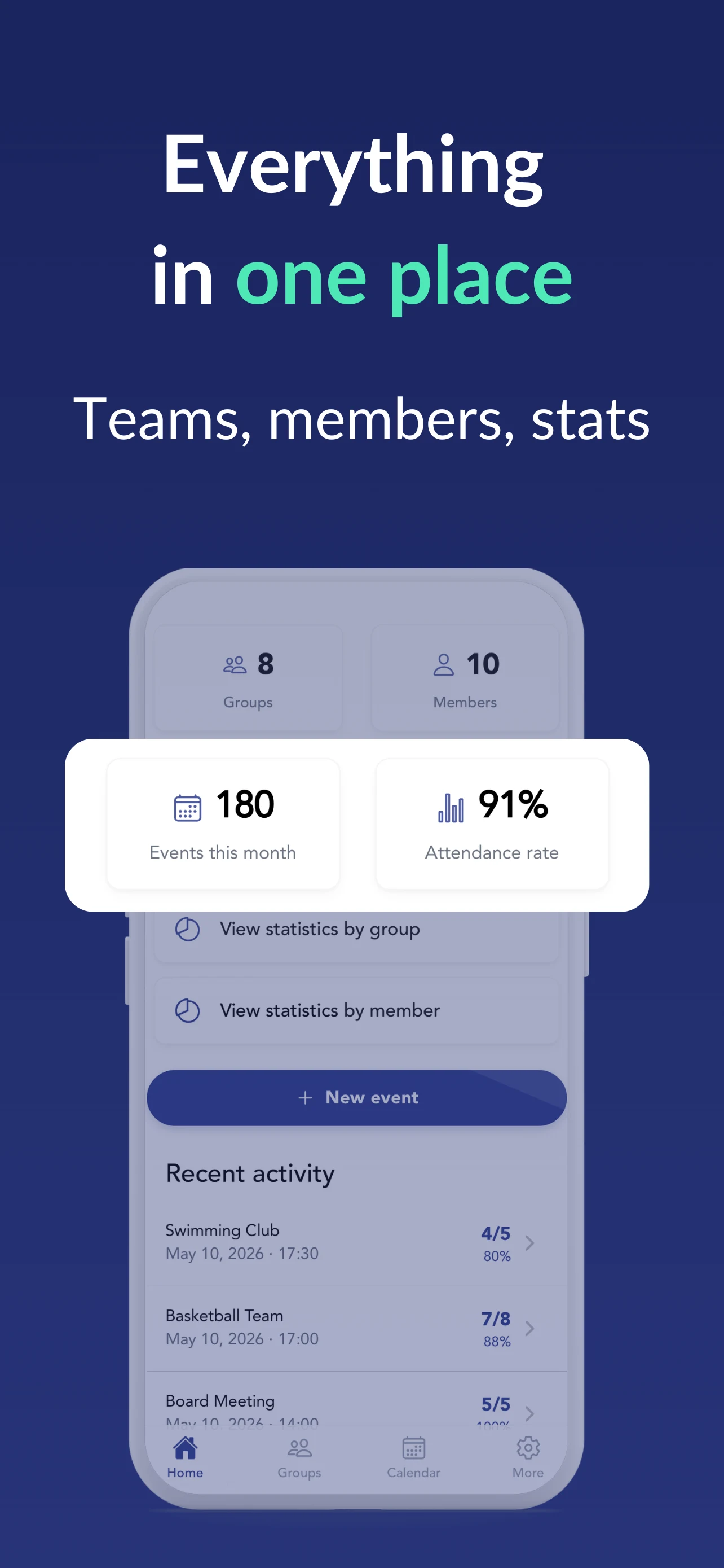 Presengo Attendance Register screenshot